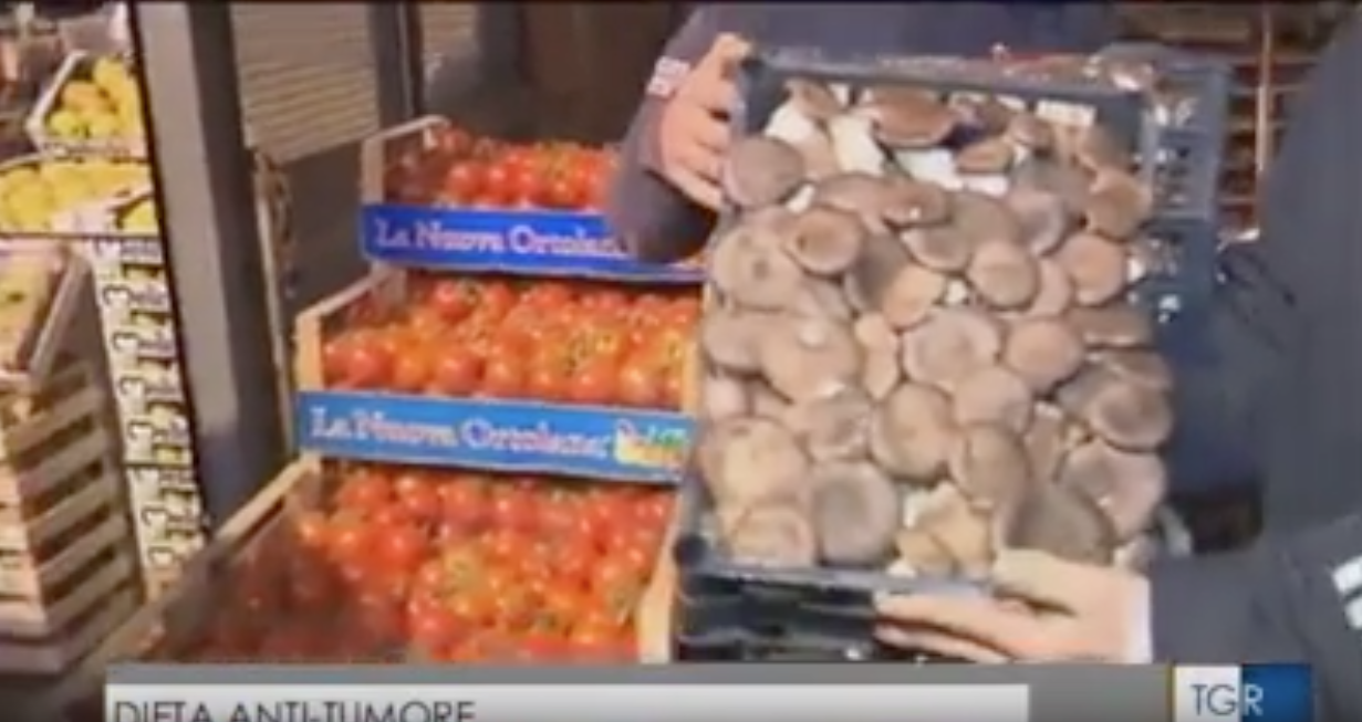 Cucina mediterranea integrata e terapie oncologiche su TG Rai 3